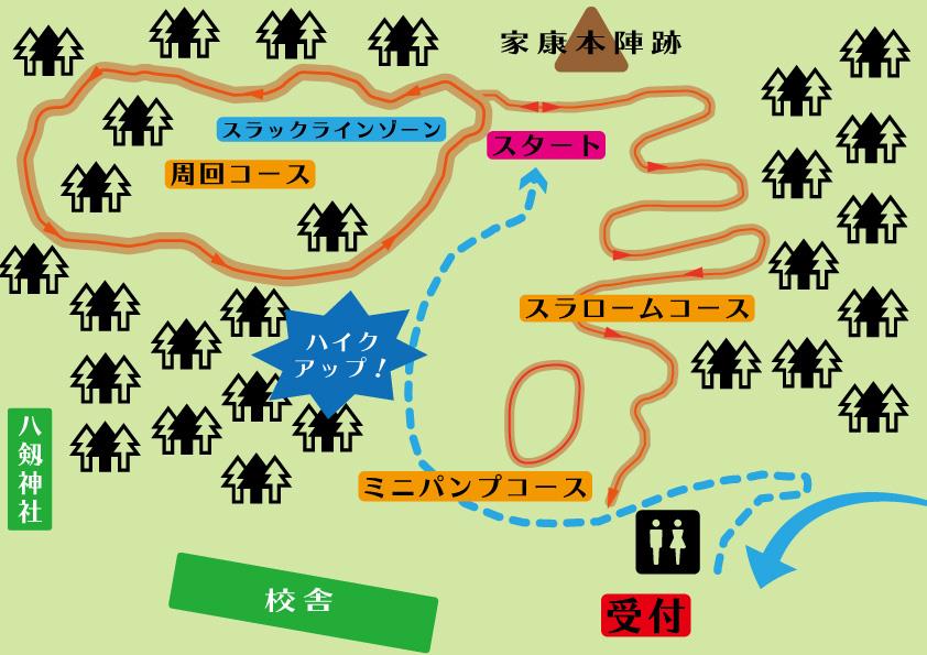 東郷ケッターパークのコース図